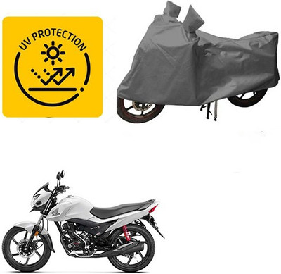 MOTOWORLD Waterproof Two Wheeler Cover for Honda(Livo, Grey)