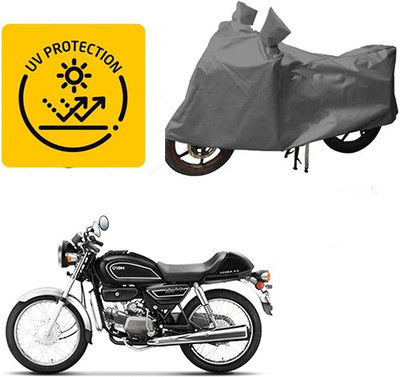 MOTOWORLD Waterproof Two Wheeler Cover for Hero(Splendor Pro Classic, Grey)