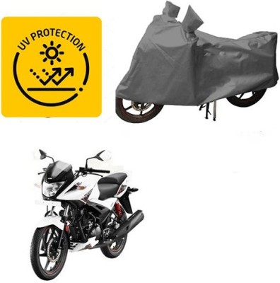 MOTOWORLD Waterproof Two Wheeler Cover for Hero(Ignitor, Grey)