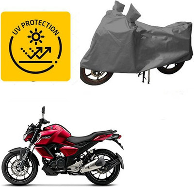 MOTOWORLD Waterproof Two Wheeler Cover for Yamaha(FZ-S, Grey)
