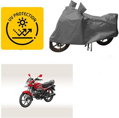 MOTOWORLD Waterproof Two Wheeler Cover for Hero(Xtreme Sports, Grey)