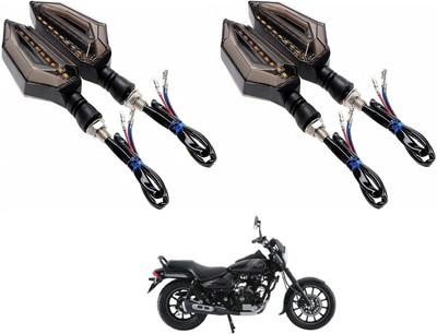 AuTO ADDiCT Front, Side, Rear LED Indicator Light for Bajaj Avenger 200(Yellow)