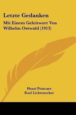 Letzte Gedanken(English, Paperback, Poincare Henri)