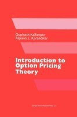 Introduction to Option Pricing Theory(English, Paperback, Kallianpur Gopinath)