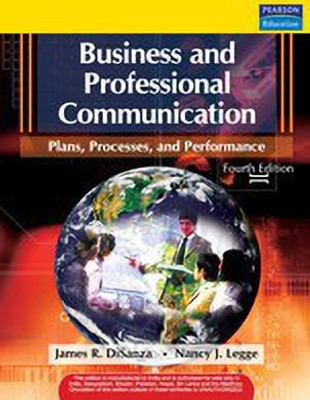 Business and Professional Communication 4th  Edition(English, Paperback, DiSanza James R.)