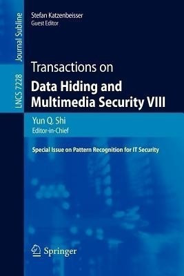 Transactions on Data Hiding and Multimedia Security VIII(English, Paperback, unknown)