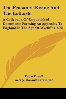 The Peasants' Rising And The Lollards(English, Paperback, unknown)