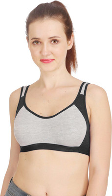 Beach Curve SSNY Bra Women Sports Non Padded Bra(Black)