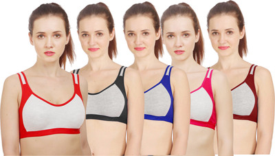 Cup's-In cp_sny bra Women Minimizer Non Padded Bra(Red, Black, Blue, Pink, Maroon)