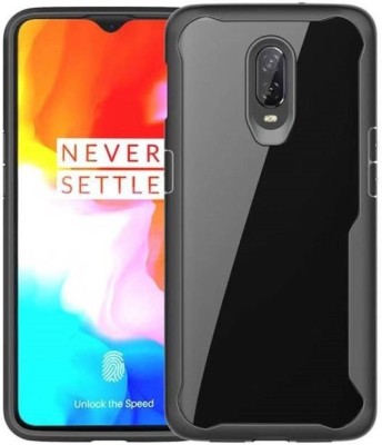 Celltown Front & Back Case for OnePlus 7(Black, Transparent, Shock Proof)