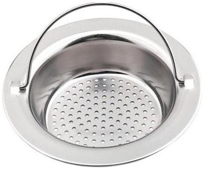 MobFest Bathroom Sink Stainless Steel Push Down Strainer(11 cm Set of 1)