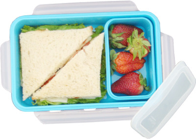 Incrizma Plastic Fridge Container  - 800 ml, 200 ml(Pack of 2, Blue)