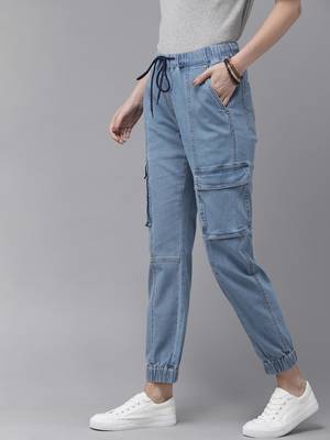 Roadster Jogger Fit Women Blue Jeans