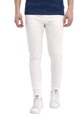 Kimi Slim Men White Jeans