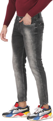 white apple jns Regular Men Black Jeans