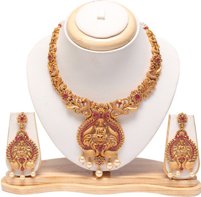 Swarajshop Alloy Gold-plated Gold Jewellery Set(Pack of 1)