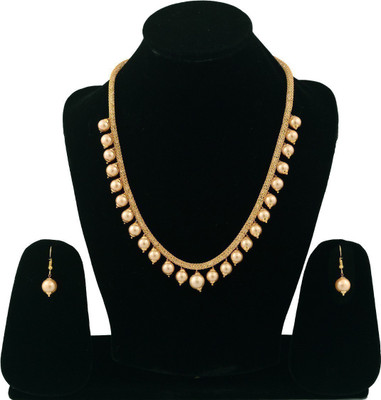 Darsha Collections Alloy Gold-plated Gold Jewellery Set(Pack of 1)