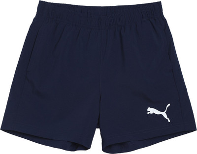 PUMA Short For Boys Casual Solid Polyester(Blue, Pack of 1)