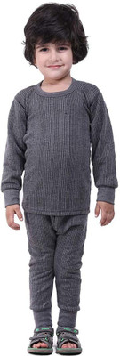 French Kleider Top For Boys & Girls(Black, Pack of 1)