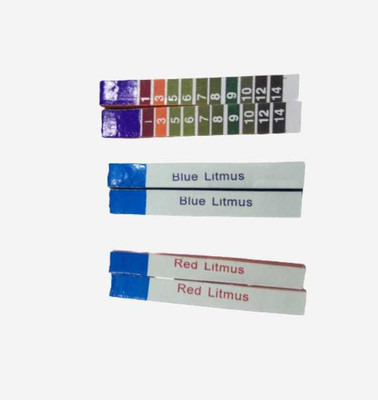 VITSZEE 1-14 pH Blue, Red, Yellow Litmus Papers(Pack of 120)