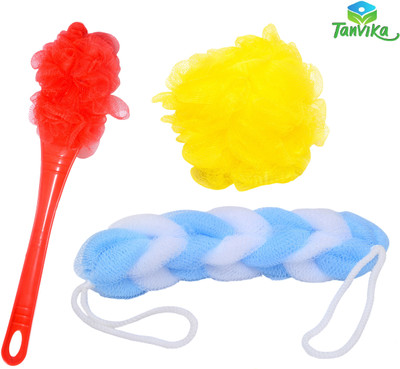 Tanvika Loofah(Pack of 3, Multicolor)