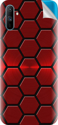 Snooky Realme C3 Mobile Skin(Red)