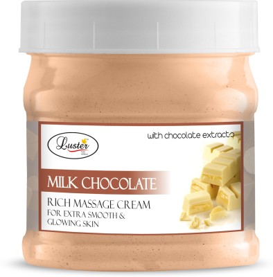 Luster Milk Chocolate Rich Massage Cream, Instant Glow & Skin Nourishes Cream(500 ml)