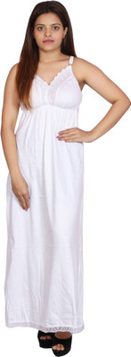Rylie Women Nighty(White)