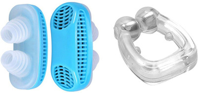 PAGALY Anti snoring Devices Combo - Snore Free Nose Clip & 2 in 1 Anti Snoring and Air Purifier Nose Clip(Pack 2) Nose Shaper(Pack of 2)