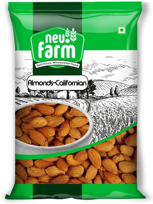 Neu.Farm Almonds/Badam - Californian - Premium Quality - 100% Natural - 1Kg Almonds (1 kg)