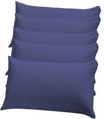GKM Polyester Fibre Solid Sleeping Pillow Pack of 5(Multicolor)