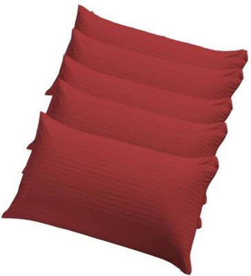GKM Polyester Fibre Solid Sleeping Pillow Pack of 5(Multicolor)