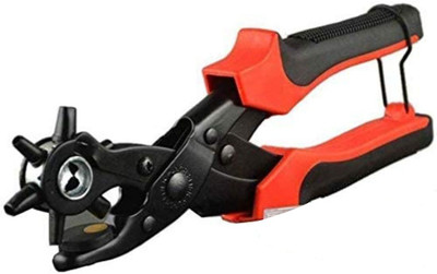 QKYPZO Interchangeable Revolving Punch Heads Metal Punch Plier Repair Tools Multi-Tools for Punching Holes in Leather Strap Waist Belt Waist Band (Medium) Punches & Punching Machines(Set Of 1, Black) QKYPZO Interchangeable Revolving Punch Heads Metal Punch Plier Repair Tools Multi-Tools for Punching Holes in Leather Strap Waist Belt Waist Band (Medium) Punches & Punching Machines(Set Of 1, Black)