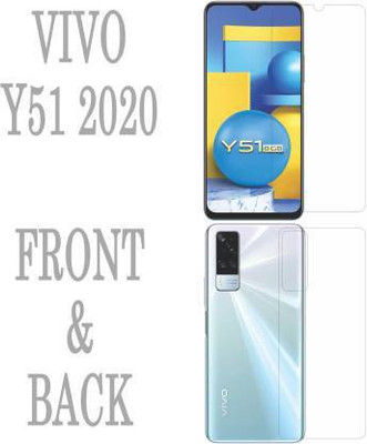 RUNEECH Front and Back Screen Guard for VIVO Y51(Pack of 2)