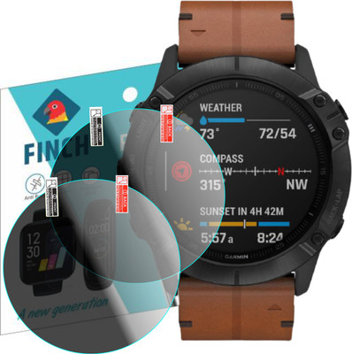 FINCH Screen Guard for Garmin Fenix 6X Smart watch(Pack of 2)