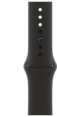 Like Star Soft Silicone Sport Strap Band Smart Watch Strap(Black)