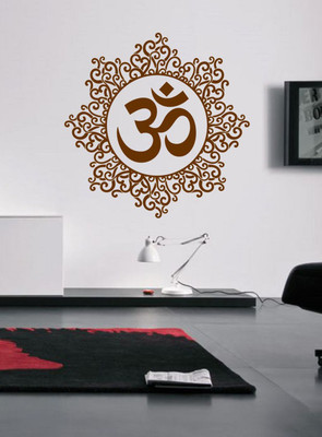 EJAart 60 cm Designer Om Self Adhesive Sticker(Pack of 1)