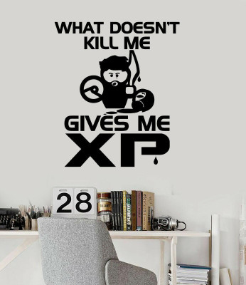 LYOMAN 59 cm xpgame_blk Self Adhesive Sticker(Pack of 1)