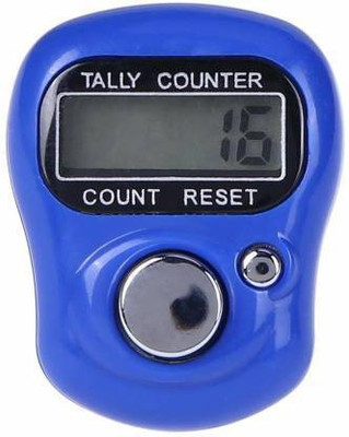ERFOLG LCD Tasbih Finger Tally Counter Islamic Zikr Islam Muslim Hand Ring Counters Digital Tally Counter(Blue)