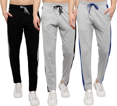 DIAZ Solid Men Multicolor Track Pants