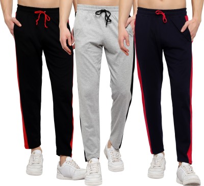 DIAZ Solid Men Multicolor Track Pants