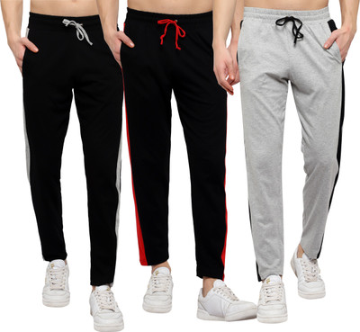 DIAZ Solid Men Multicolor Track Pants
