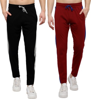 DIAZ Solid Men Multicolor Track Pants