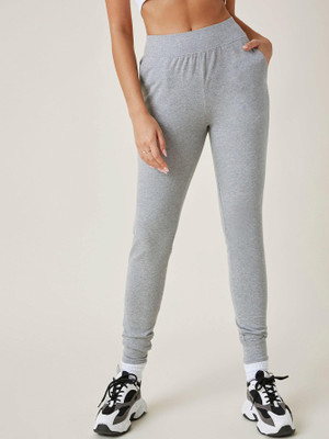 KOTTY Solid Women Grey Track Pants