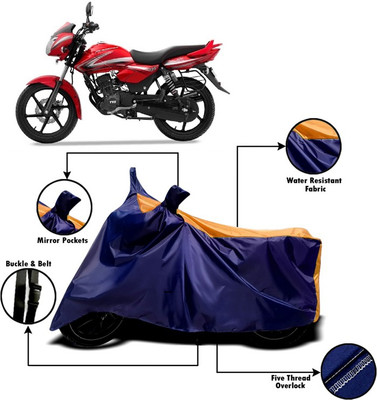 PVSTAR Two Wheeler Cover for TVS(Phoenix 125, Orange, Blue)