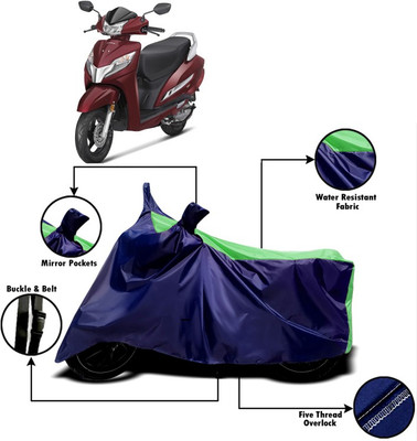 PVSTAR Two Wheeler Cover for Honda(Activa 125, Green, Blue)