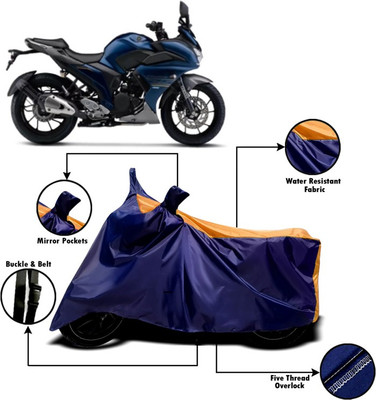 V VINTON Two Wheeler Cover for Yamaha(Fazer, Orange, Blue)