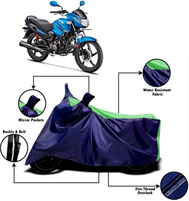 V VINTON Two Wheeler Cover for Hero(Glamour FI, Green, Blue)