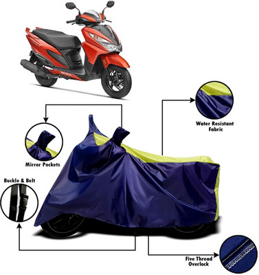 V VINTON Two Wheeler Cover for Honda(Grazia, Yellow, Blue)