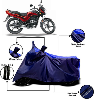PVSTAR Two Wheeler Cover for Hero(Passion Plus, Multicolor)